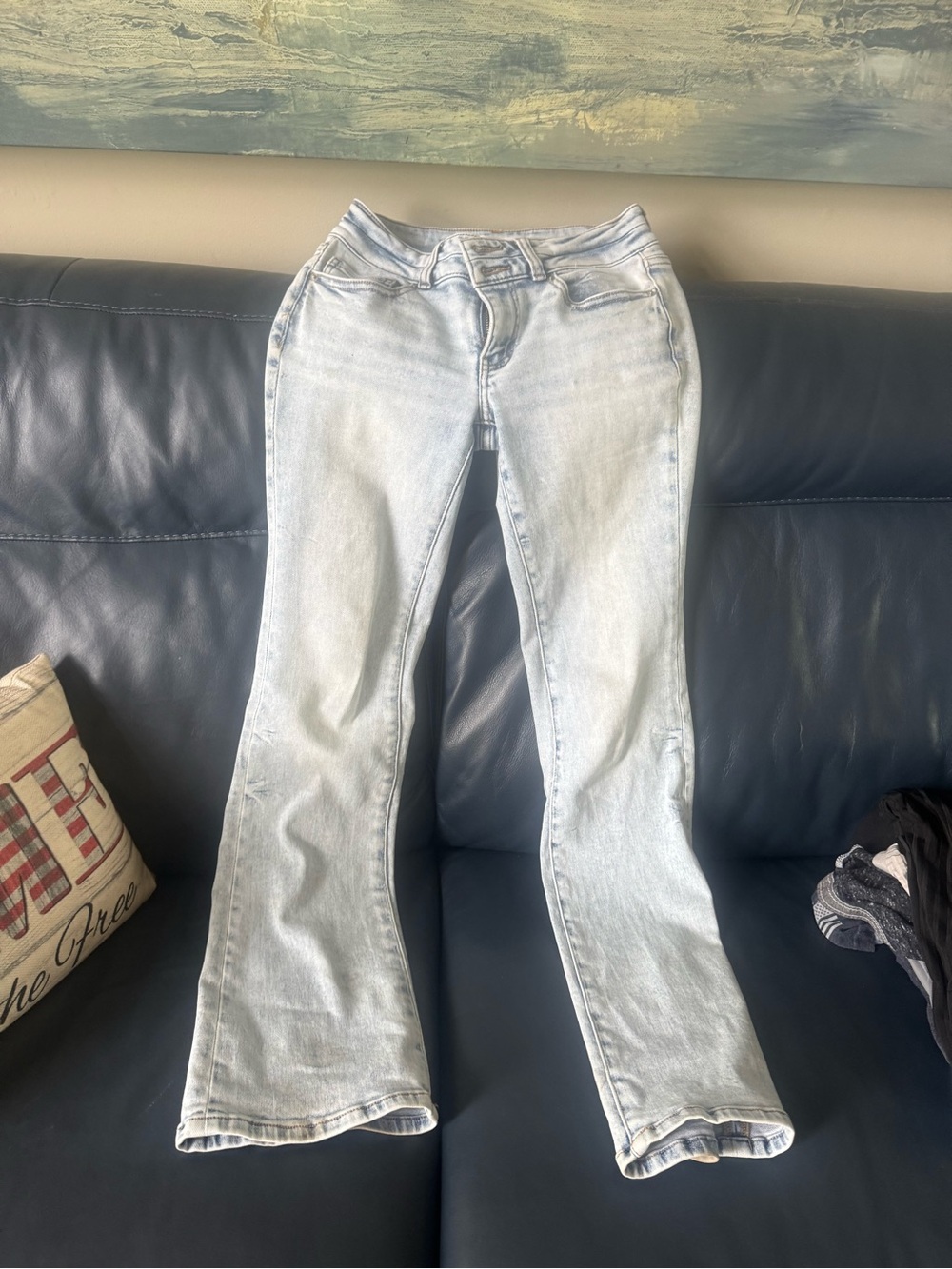 Stellah Light Blue Flare Jeans